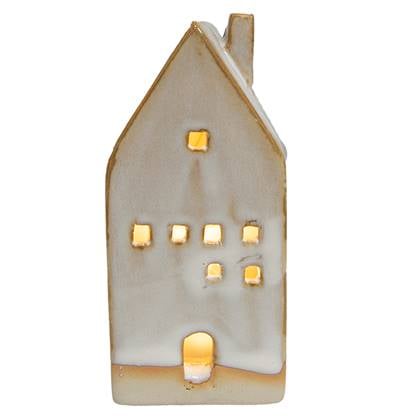 Clayre & Eef Decoratie Huis 12 cm Beige Porselein