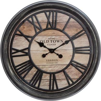 Atmosphera - Vintage wandklok - Diameter 50 cm Bruin