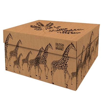 Dutch Design Brand - Dutch Design Storage Box - Opbergdoos - Giraffes