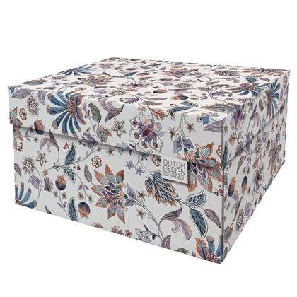 Dutch Design Brand - Dutch Design Storage Box - Opbergdoos - Flower Aquarel