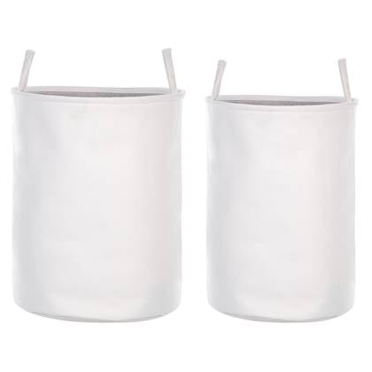 Beliani - ARCHA - Manden set van 2 - Wit - Polyester