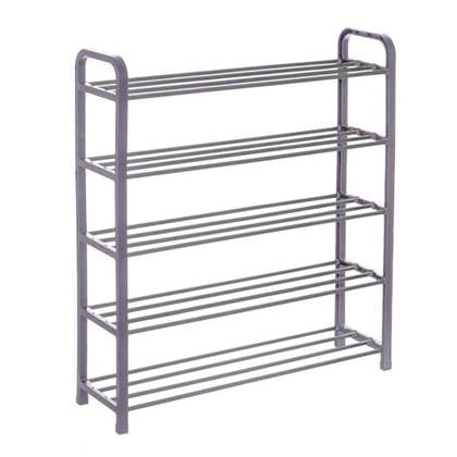 5Five Schoenenrek - - 15 paar schoenen - 71x78 cm Zilver