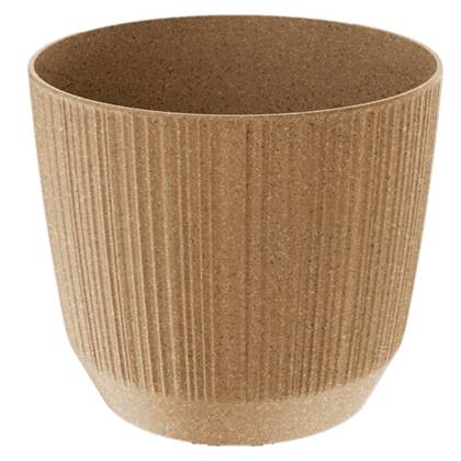 Prosperplast Plantenpot - stripe - - D13xH11 cm Beige