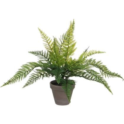 Mica Decorations Kunstplant - varen - - 36 x 40 cm Groen