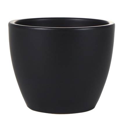 Ter Steege Bloempot - - Scandinavisch - 13 x 11 cm Zwart