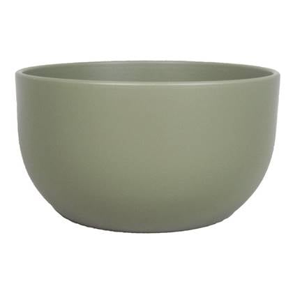 Floran Plantenpot - - schaal - mat - keramiek - 26 x 14 cm Groen