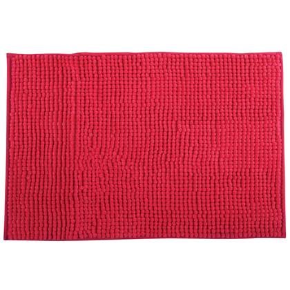 MSV Badkamerkleed|badmat voor op de vloer - fuchsia - 60 x 90 cm Roze