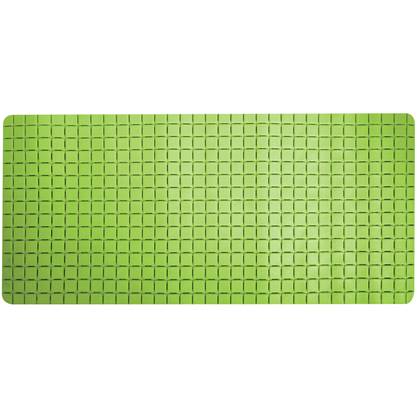 MSV Douche|bad anti-slip mat badkamer - rubber - lime - 76 x 36 c Groen