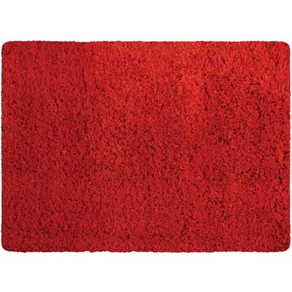 MSV Badkamerkleedje|badmat voor op vloer - - 50 x 70 cm Rood