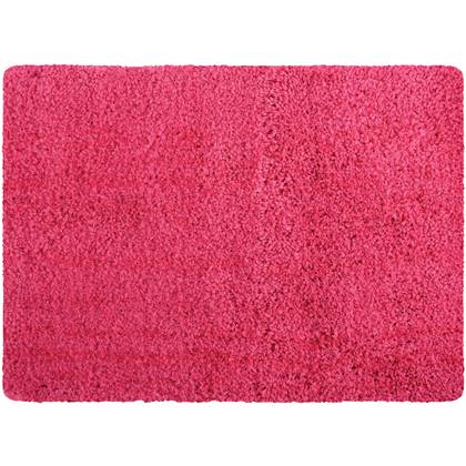 MSV Badkamerkleedje|badmat voor op vloer - fuchsia roze - 50 x 70 cm