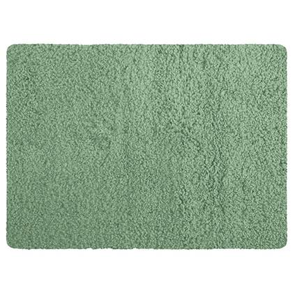 MSV Badkamerkleedje|badmat voor op vloer - - 50 x 70 cm Groen