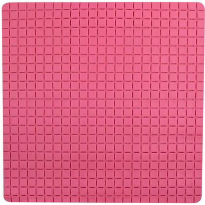 MSV Douche|bad anti-slip mat badkamer - rubber - fuchsia - 54 x 5 Roze
