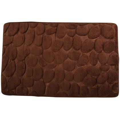 MSV Badkamerkleedje|badmat - kiezel - vloer - - 50 x 80 cm Bruin