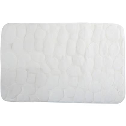 MSV Badkamerkleedje|badmat - kiezel - vloer - - 50 x 80 cm Wit