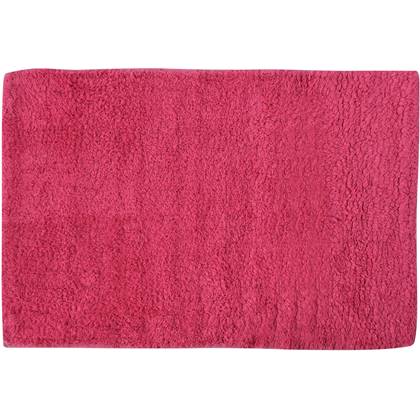 MSV Badkamerkleedje|badmat voor op de vloer - fuchsia - 45 x 70cm Roze