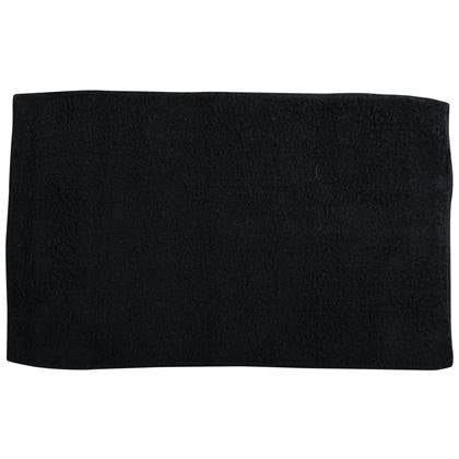 MSV Badkamerkleedje|badmat voor op de vloer - - 45 x 70 cm Zwart