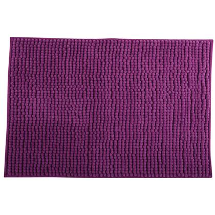 MSV Badkamerkleed|badmat voor op de vloer - - 40 x 60 cm Paars