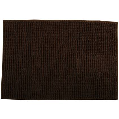 MSV Badkamerkleed|badmat voor op de vloer - - 40 x 60 cm Bruin