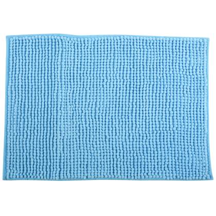 MSV Badkamerkleed|badmat voor op de vloer - licht - 40 x 60 cm Blauw