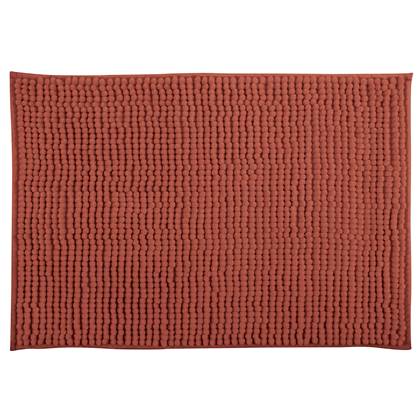MSV Badkamerkleed|badmat tapijtje - terracotta - 40 x 60 cm Bruin