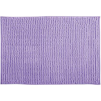 MSV Badkamerkleed|badmat tapijtje - lila - 50 x 80 cm Paars