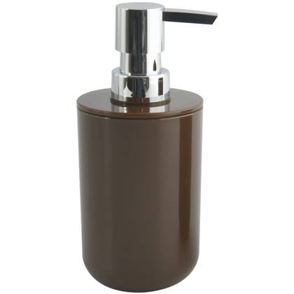 MSV Zeeppompje|dispenser Porto - kunststof - donker - 7 x 16 cm Bruin