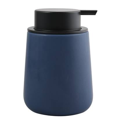 MSV Zeeppompje|dispenser Malmo - Keramiek - donker - 8,5 x 12 cm Blauw