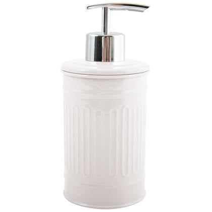 MSV Zeeppompje|dispenser - Industrial - metaal - - 17 cm Wit