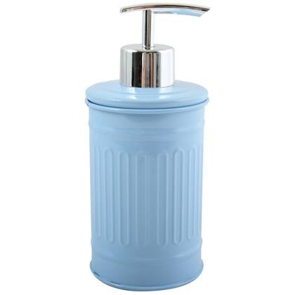 MSV Zeeppompje|dispenser - Industrial - metaal - pastel - 17 cm Blauw