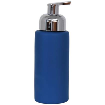 MSV Zeeppompje|dispenser Kyoto - keramiek - marine |zilver - 18 c Blauw