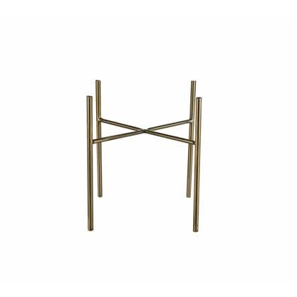 Ter Steege Bloempot plantenstandaard|verhoger - - H16 x B17 cm Goud