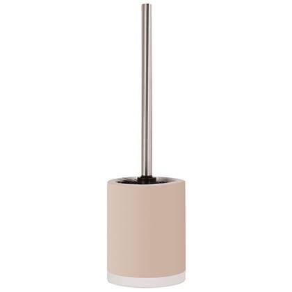 MSV Toilet|wc-borstel houder - keramiek|metaal - - 38 cm Beige