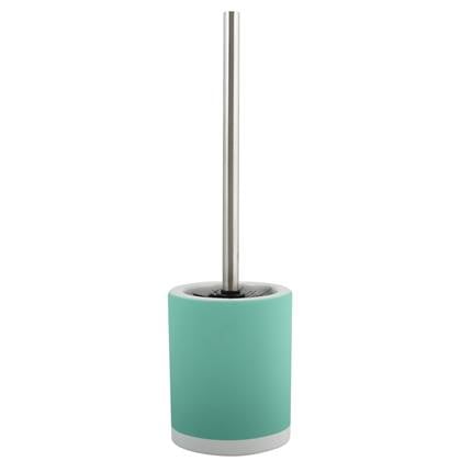 MSV Toilet|wc-borstel houder - keramiek|metaal - azuur - 38 cm Blauw