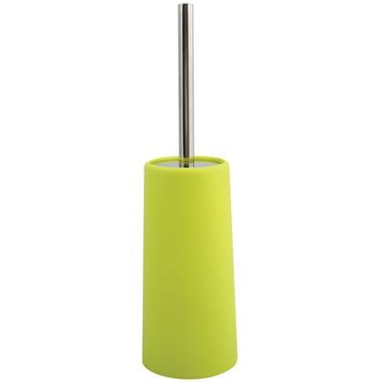 MSV Toiletborstel houder|WC-borstel - appel - kunststof - 35 cm Groen