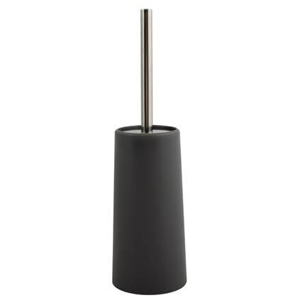 MSV Toiletborstel houder|WC-borstel - antraciet - kunststof - 35 cm Grijs