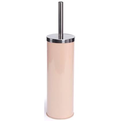 MSV Toiletborstel in houder|wc-borstel - metaal - - 38 cm Beige