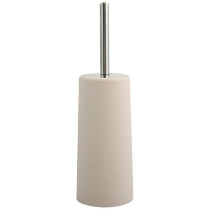 MSV Toiletborstel houder|WC-borstel - - kunststof - 35 cm Beige