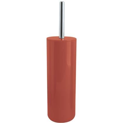 MSV Porto Toilet|wc-borstel in houder - kunststof - terracotta - 38 cm Bruin