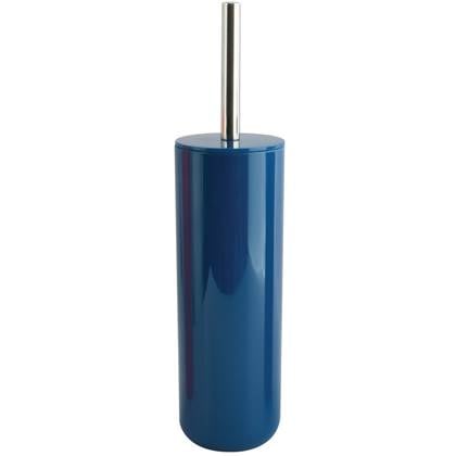 MSV Porto Toilet|wc-borstel houder - kunststof - marine - 38cm Blauw