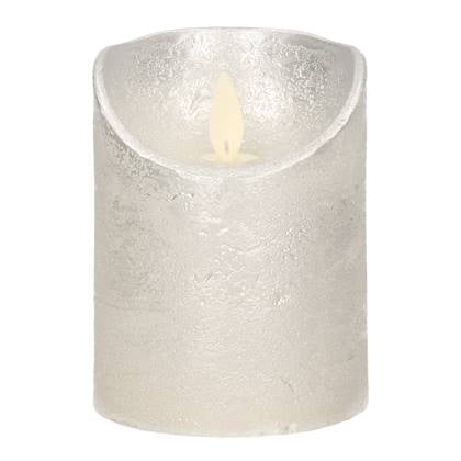 Anna's Collection Stompkaars - LED - - H10 cm Zilver