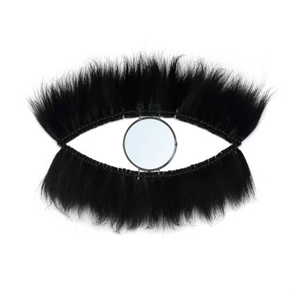 Bazar Bizar - De Black Eye Spiegel - Zwart