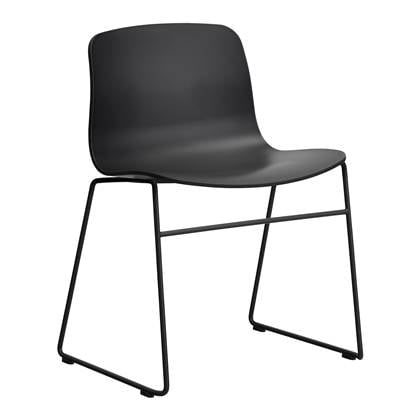 HAY About a Chair AAC08 Stoel - Black Steel - Black