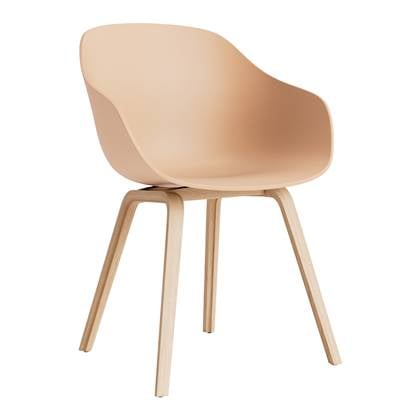 HAY About a Chair AAC222 Stoel - Soaped Oak - Pale Peach