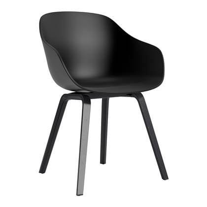 HAY About a Chair AAC222 Stoel - Black Oak - Black