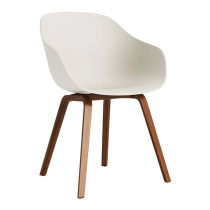 HAY About a Chair AAC222 Stoel Walnut Melange Cream