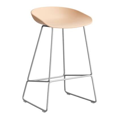 HAY About a Stool AAS38 Barkruk - H 65 cm - Steel - Pale Peach