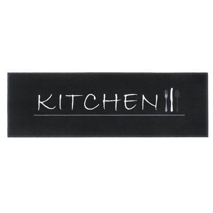 MD Entree - Keukenloper - Cook&Wash - Kitchen Black - 50 x 150 cm