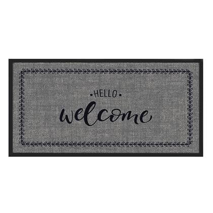 MD Entree - Schoonloopmat - Emotion XS - Hello Welcome - 40 x 80 cm