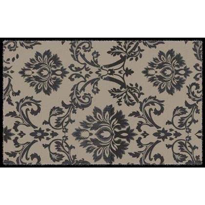 MD Entree - Schoonloopmat - Soft & Design - Ornament Grey - 55 x 90 cm