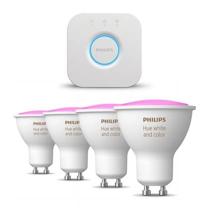 Philips Hue Starterspakket – White and Color Ambiance – 4 x GU10